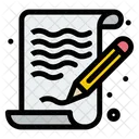 Sign Document Sign File Sign Paper Icon