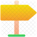 Sign Board Direction Icon