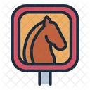Sign Horse Road Icon
