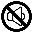 Sign Sound Prohibition Icon