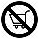 Sign No Shopping Cart Forbidden Icon