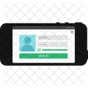 Sign in Form  Icon