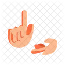 Sign Language Disability Communication Icon