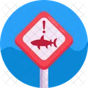 Sign Post Water Sports Danger Sign Icon