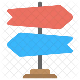 Sign posts  Icon