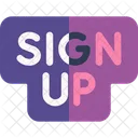 Sign Up  Icon
