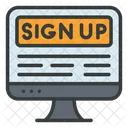 Sign Advertising Subscription Icon