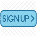 Sign Up Click Button Icon
