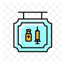 Sign Vaccination  Icon