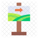 Sign Signboard Hanging Icon