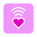Signal Heart Love Icon