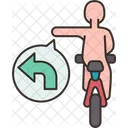 Signal Hand Bicycle Icon