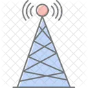 Signal Antenna Lineal Color Icon Icon