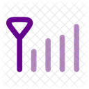 Signal Complet Mise En Reseau Couverture Icône