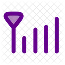 Signal Complet Mise En Reseau Couverture Icône