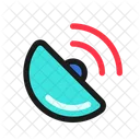 Signal Dish Internet Signal Icon