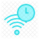 Clock Time Wifi Icon