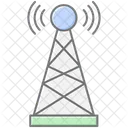 Signal Tower Lineal Color Icon Icon