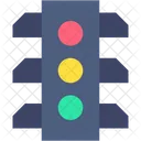 Signaling Traffic Lights Road Sign Icon