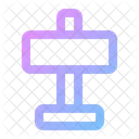 Signaling Signboard House Icon