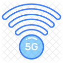 5 G Signals Technology Icon