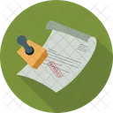 Signature Business Document Icon