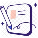 Signature Document  Icon