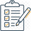 Signature On Document Signature Document Agreement Icon