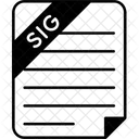 Signature file  Icône