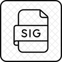 Signature File  Icône