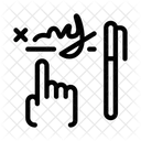 Handwriting Graphical Analysis Icon