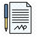 Contract Pen Agreement Icon