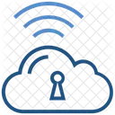 Cloud Stockage Signaux Icône