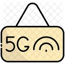 Signboard 5 G Internet Icon