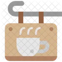 Signboard Cafe Coffee Shop Icon