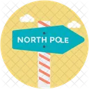 Signboard North Pole Icon