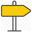 Sign Board Direction Icon
