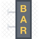 Signboard Alcohol Bar Icon