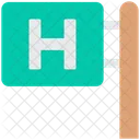 Medical Signboard Location Icon