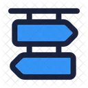 Signboard Signpost Directions Icon