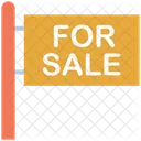 Real Estate Signboard Banner Icon