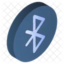 Signe Bluetooth Symbole Bluetooth Partage De Donnees Icône