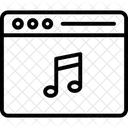 Signe de musique  Icône