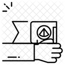 Signe De Paix Paix Main Icône