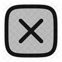 Signe De Multiplication Carre Icon