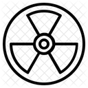 Atomique Rayonnement Radioactif Icône