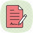 Signed Contract Icon