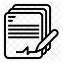 Signature Legal Approve Icon