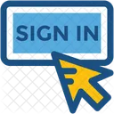 Sign Signin Button Icon