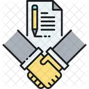 Signing contract  Icon